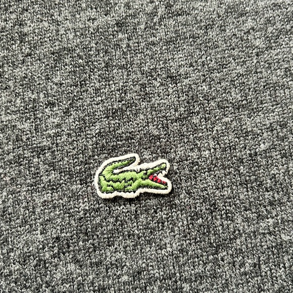 Men’s Vintage Lacoste Wool Full Zip Cardigan Size Small (3) - Picture 5 of 5